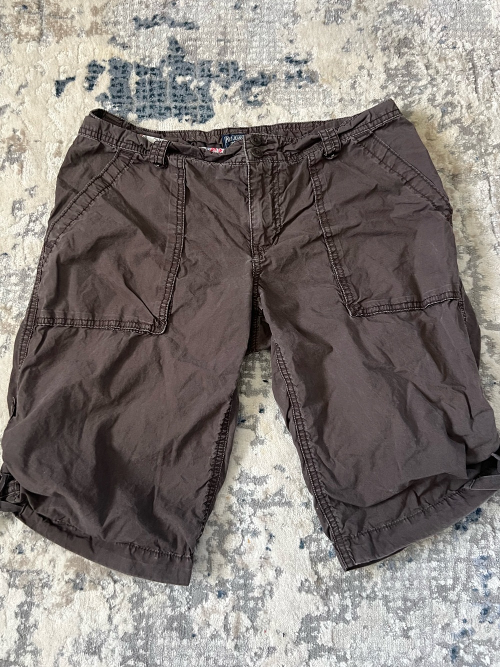 Vintage Ralph Lauren Polo Jean Co Brown Cargo Bermuda Shorts